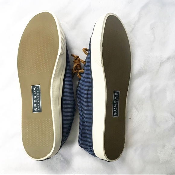 Sperry Seacoast Stripe Oxford Sneaker Size 5.5 - Picture 6 of 6